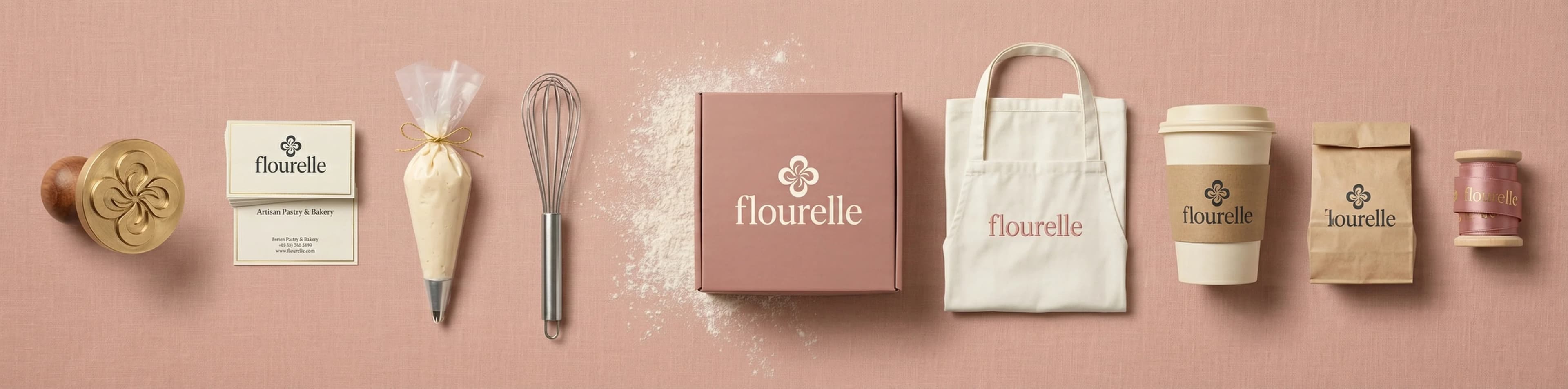 Flourelle — Brand Identity Set